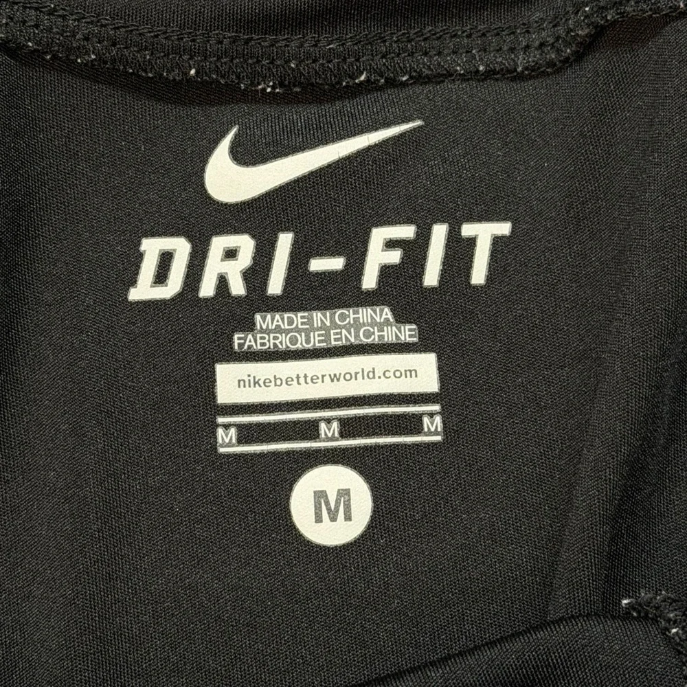 Nike Mens Dri-FIT Athletic Basketball Shorts Black Grey 645343-010 Size M